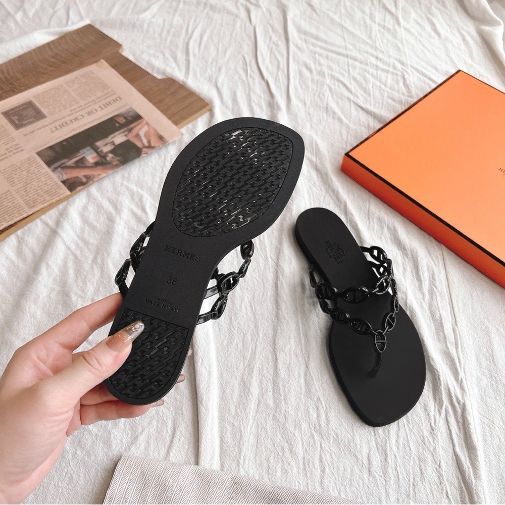 Hermes women's slippers - Picture 7 of 8